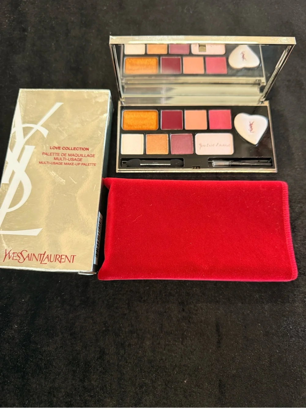Yves Saint Laurent Love Collection Palette — Gold, Red, Pink, Cream